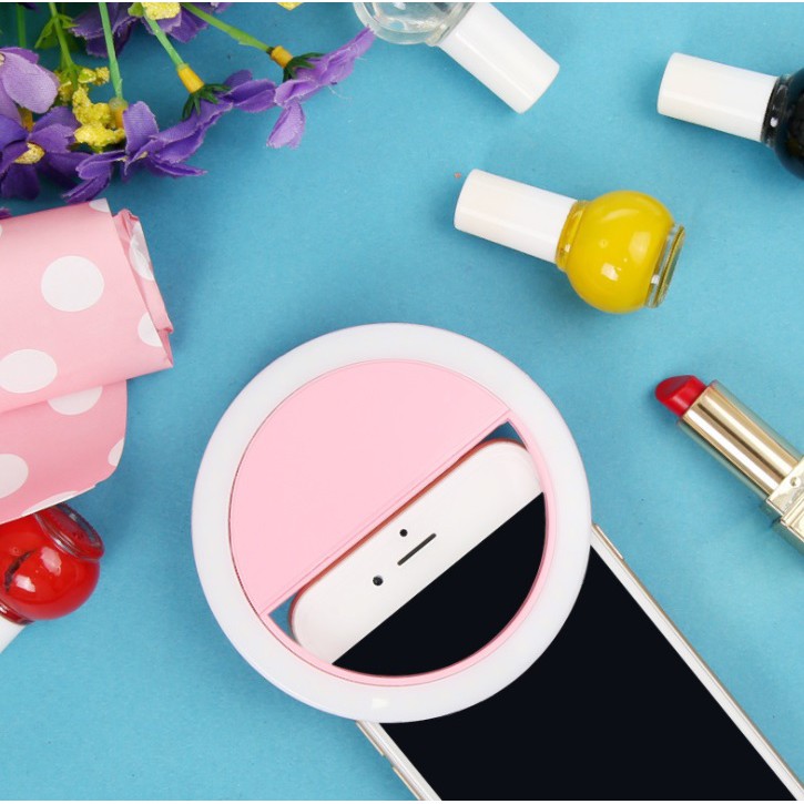 Đèn Led selfie Light hỗ trợ chụp ảnh tự sướng trong đêm ngẫu nhiên màu