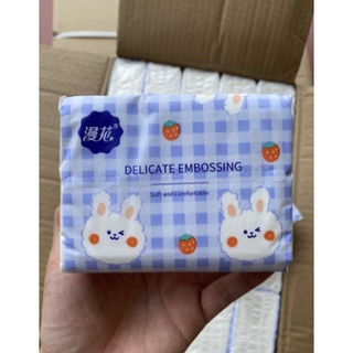 Gói giấy ăn rút con thỏ siêu dai (gói 300 tờ)