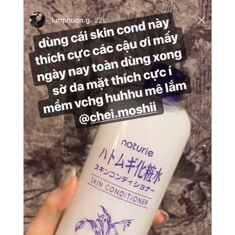 Nước Cân Bằng Da 💖FREESHIP💖 Toner Naturie Ý Dĩ  Lotion Naturie Hatomugi Nhật Bản 500ml