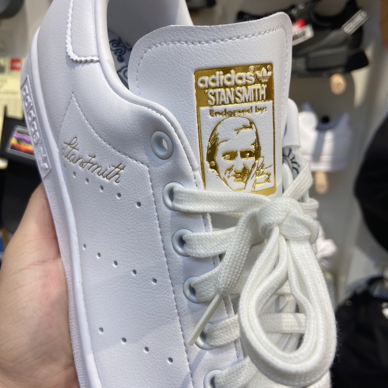 [Chính Hãng ] Giày Stan Smith Trắng Gold (H00307), sang chảnh hết nấc