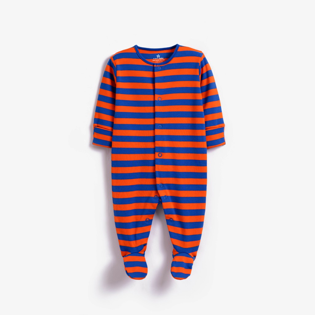 Vlinder Cho Bé 0-6 Tháng Tiếp Theo Bông Hữu Cơ Trẻ Sơ Sinh Sleepsuit Liền Chân Bao Áo Liền Quần Đùi Bé Trai Tiếp Theo Dây Chuyền Sản Xuất Qualtiy