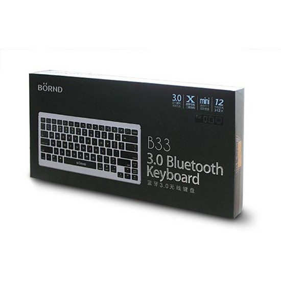 Bàn phím bluetooth không dây BORND B33 bluetooth wireless keyboard