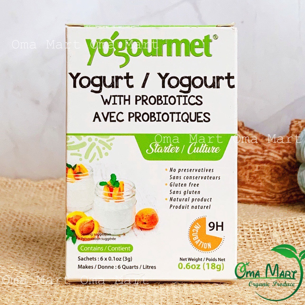 [ Yogourmet ] Men Làm Sữa Chua Lợi Khuẩn Probiotic Yogurt 6 gói
