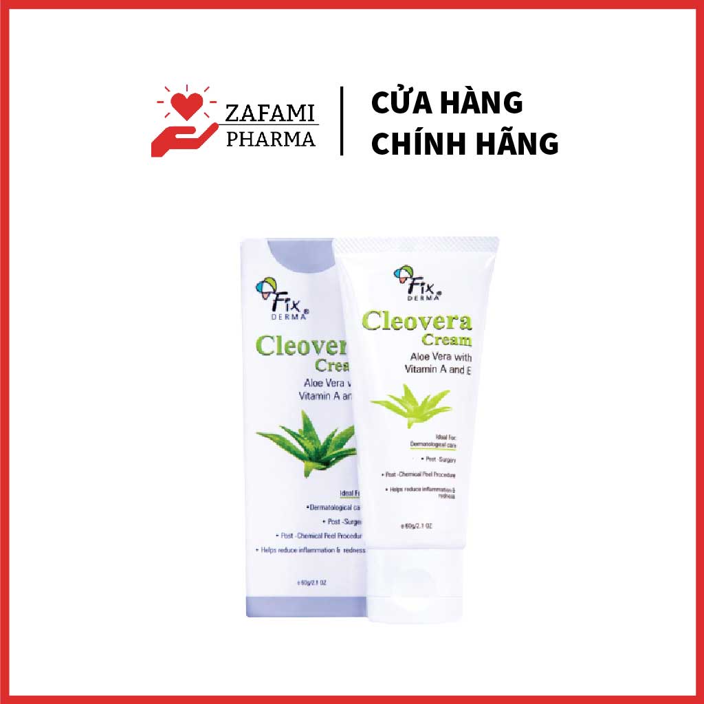 Kem Dưỡng Da CLEOVERA CREAM Fixderma: tăng cường độ ẩm da và dưỡng trắng hiệu quả