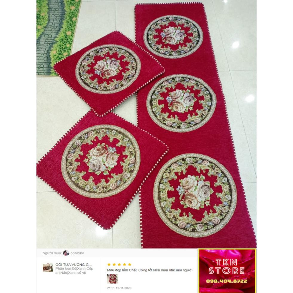 Thảm trải ghế tây âu KHAINAM Store, Đệm ghế gỗ ,  Thảm trải trên ghế gỗ êm ái sang trọng giá rẻ