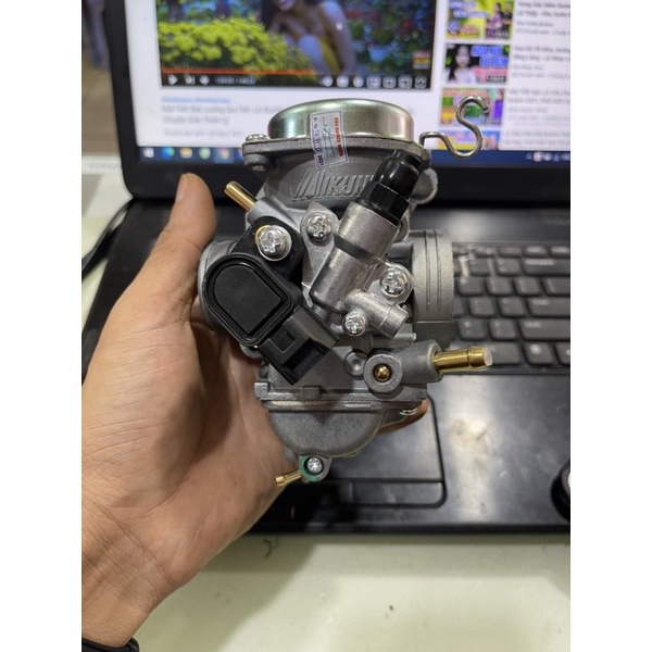 Bình xăng con Ex135 5số/Chế hoà khí Ex135