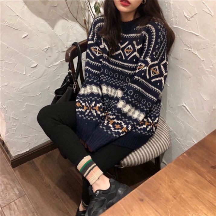 Áo Len Thổ Cẩm Nữ , Áo Len Dài Tay GUMAX Thời Trang ULZZANG Phong Cách Hàn Quốc | BigBuy360 - bigbuy360.vn