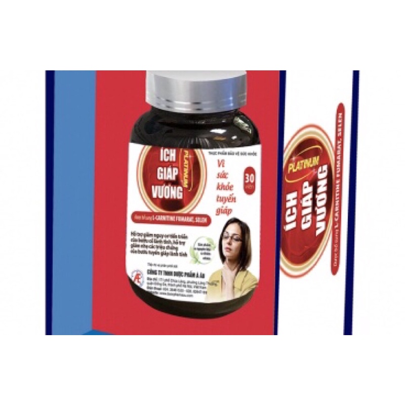 Ích Giáp Vương platinum (Cải thiện rối loạn hormone tuyến giáp, Nhược giáp,cường giáp,bướu tuyến giáp,ung thư tuyến giáp