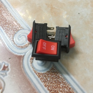 Combo 3 Công tắc 2 cực đỏ đen 6A 250VAC