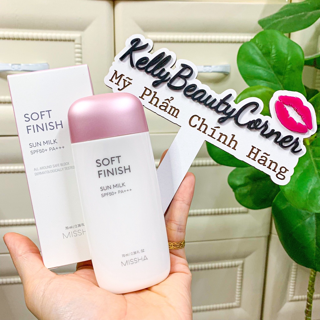 Sữa chống nắng Missha Soft Finish Sun Milk SPF50+/PA+++