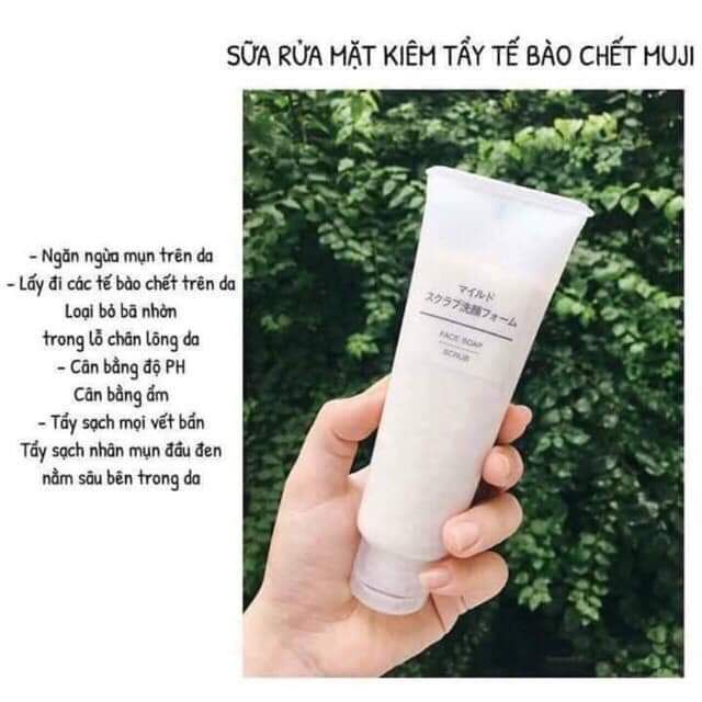 Sữa rửa mặt ttbc muji
