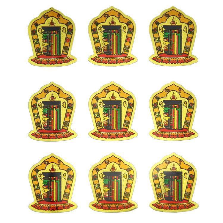 Combo Miếng dán Thập Tự Tại KALACHAKRA 7 cỡ - ĐẸP - SANG TRỌNG