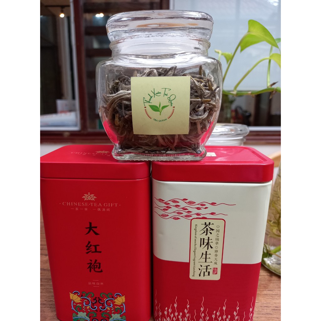 100GR Trà Cổ Thụ Shan Tuyết Tà Xùa Mống Vàng 1 tôm 1 lá - Tốt cho sức khỏe 50gr ,100gr đóng hộp
