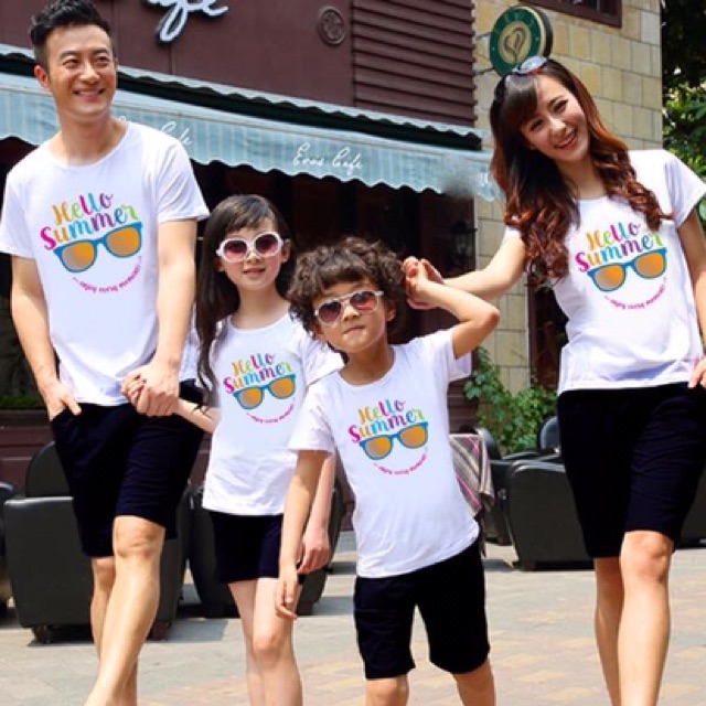 Áo gia đình theo yêu cầu