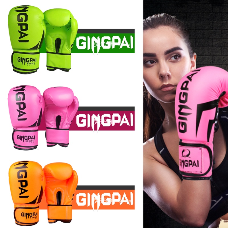GINGPAI Găng Tay Đấm Bốc Phản Quang Chất Lượng Cao