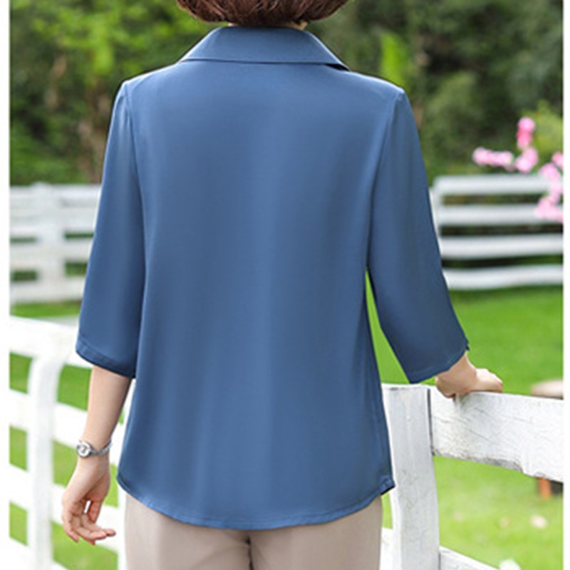 Áo chiffon tay lửng màu sắc thanh lịch size M-7XL | BigBuy360 - bigbuy360.vn