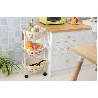 Kệ để đồ 3 tầng tròn
