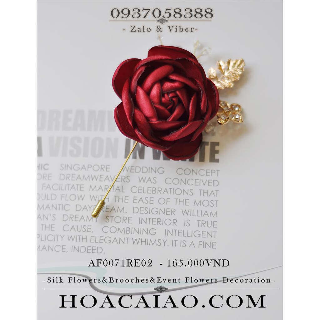 Hoa cài áo AF0071RE02v