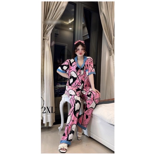 Bộ pijama bigsize , size đại cho các nàng mũm mĩm 60kg đên 80kg