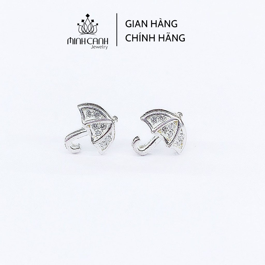 Bông Tai Bạc Nữ Hình Chiếc Ô - Minh Canh Jewelry