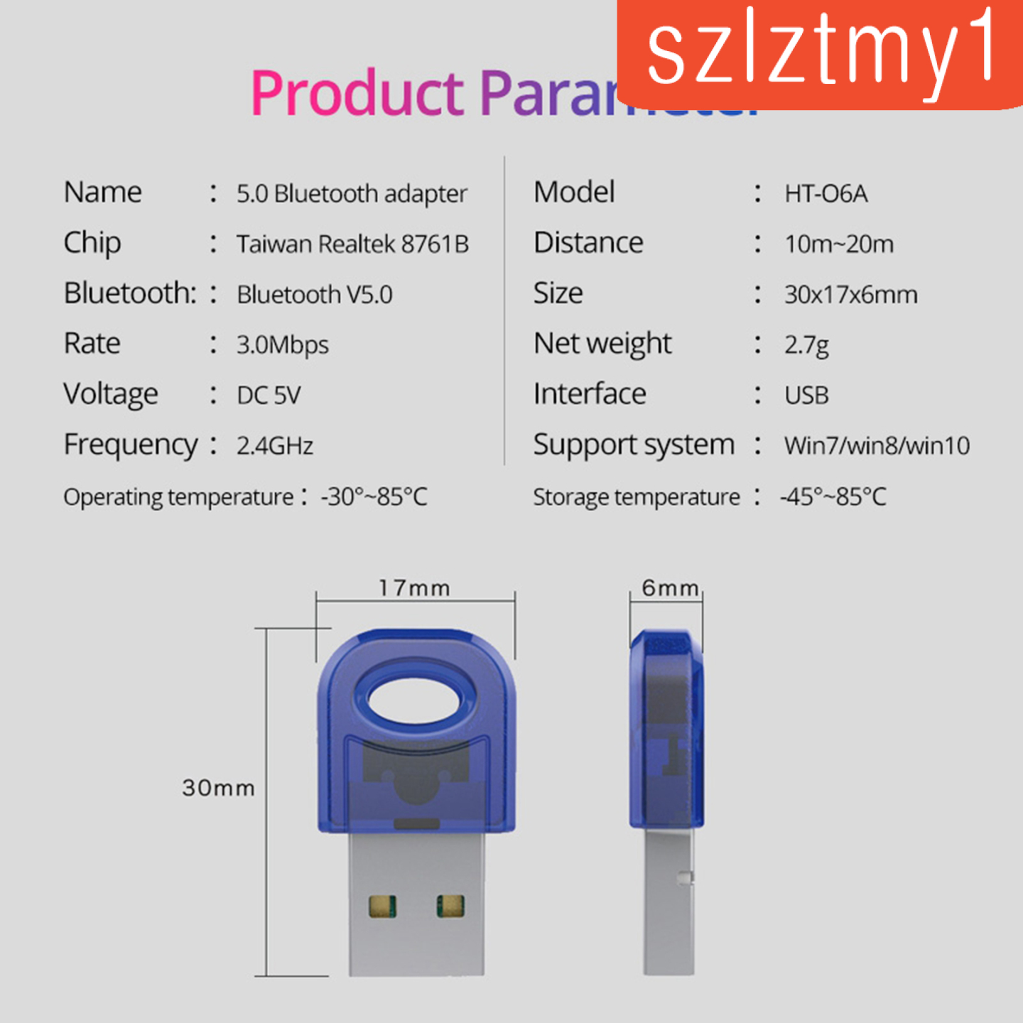Bộ Chuyển Đổi Usb Không Dây Bluetooth 5.0 Cho Windows 7 8 10 Pc Laptop | BigBuy360 - bigbuy360.vn