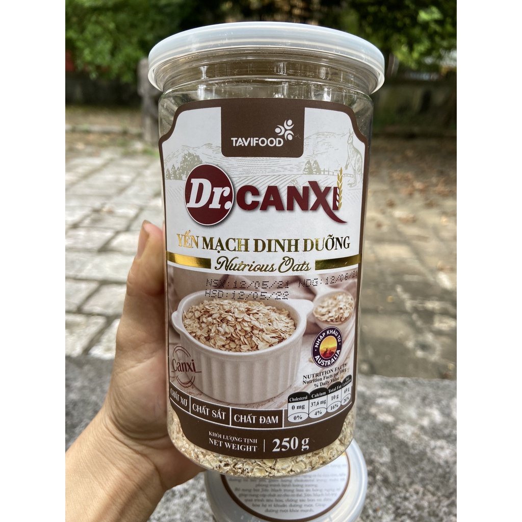 YẾN MẠCH DINH DƯỠNG Dr. Canxi  TAVIFOOD HỘP 250G