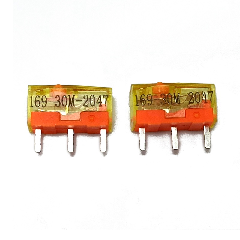 Doublebuy Pack of 2 Original TTC Dustproof Gold Series Mouse Micro Switch 30M Gold Contactor 30 Million Clicks for Lifet