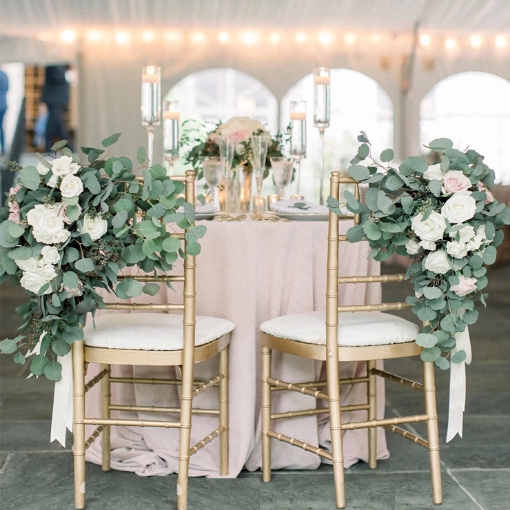 Nhánh cây lá bạch đàn nhân tạo dài 68cm thiết kế cổ điển dùng trang trí nhà cửa