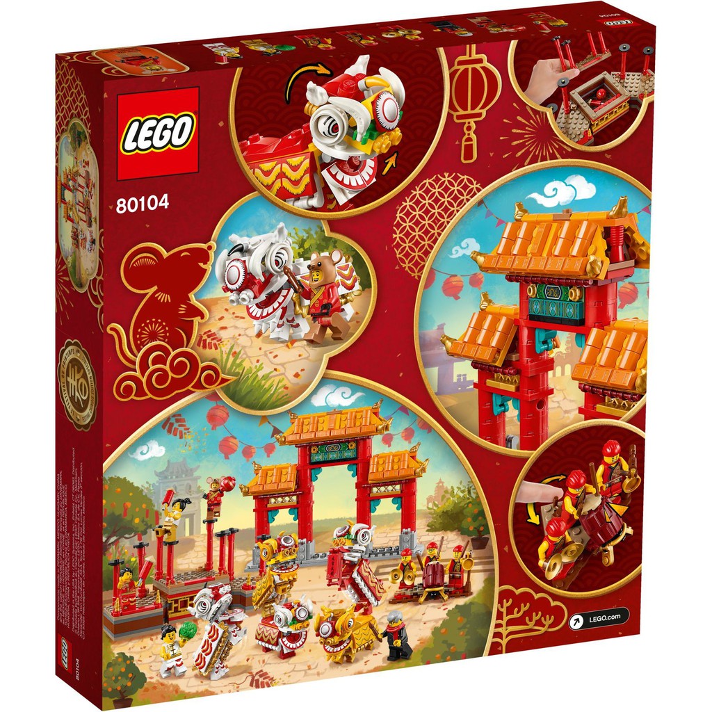 80104 LEGO Chinese Lion Dance - Múa Lân