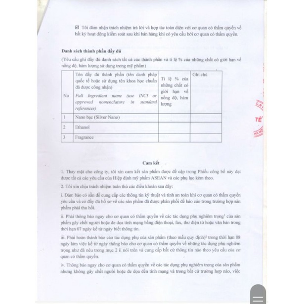 Nước rửa tay kháng khuẩn NANO BẠC công nghệ nano 100ml