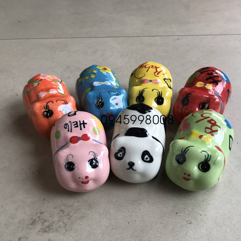 HEO ĐẤT mini , heo đất tí hon cho mẹ và bé, có lỗ nhét tiềnnn sau mông, kích thước 5*8cm