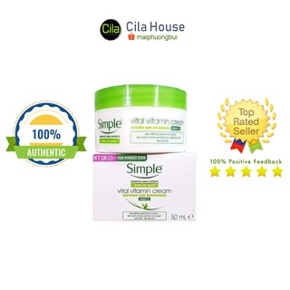 [Bill UK] Kem Dưỡng Đêm Simple Kind To Skin Vital Vitamin - Cila House