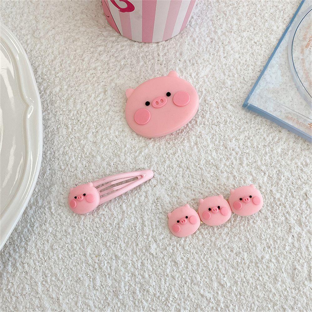 Kẹp Tóc Hình Chú Heo Hồng Dễ Thương Cho Nữ