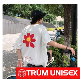 Áo thun nam tay lỡ form rộng - áo thun overtee - áo thun overtee - áo thun stee daisy flower unisex