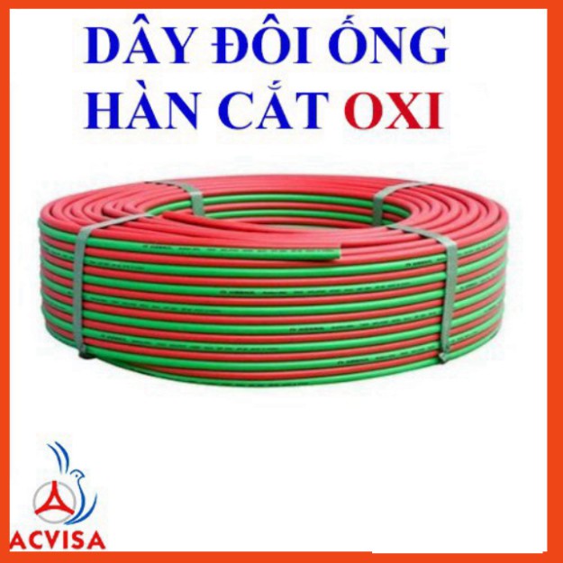 Dây đôi ống Hàn cắt Oxy, Gas Phi 6 (1 Mét)