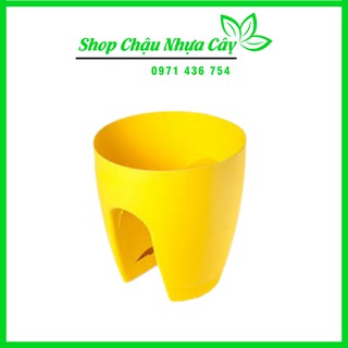 Chậu Nhựa Kẹp Ban Công Tròn To