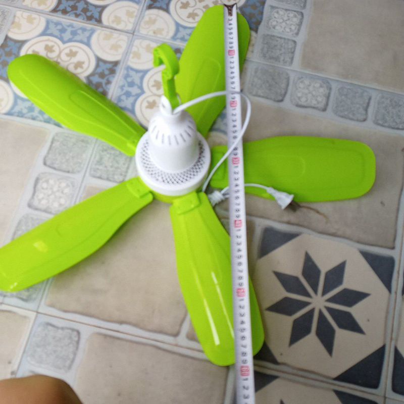 Quạt trần mini 5 cánh có móc-Quạt treo màn 60cm chạy êm ,tiết kiệm điện