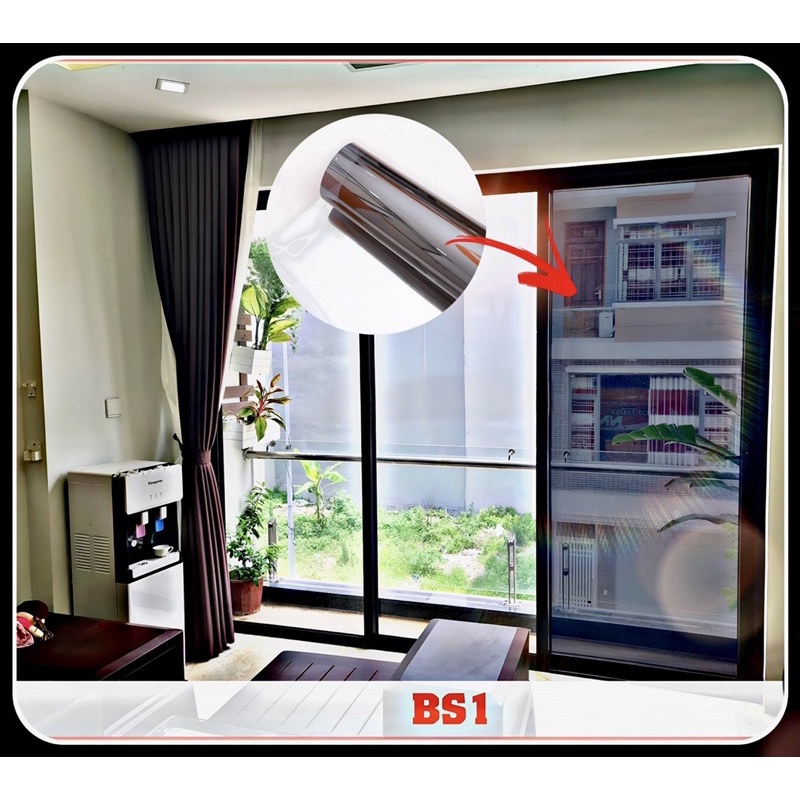 Decal Chống Nắng Hiệu Quả - Phim Cách Nhiệt Thương Hiệu 3M Có Mặt Gương Tạo Hiệu Ứng Nhìn 1 Chiều