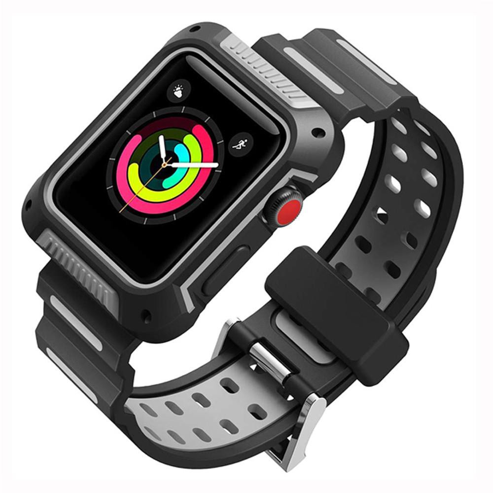 Thời Trang Dây Đeo Đồng Hồ + Ốp Tpu Mềm Bảo Vệ Cho Apple Watch / Iwatch Series 6 / 5 / 4 / Se 44mm