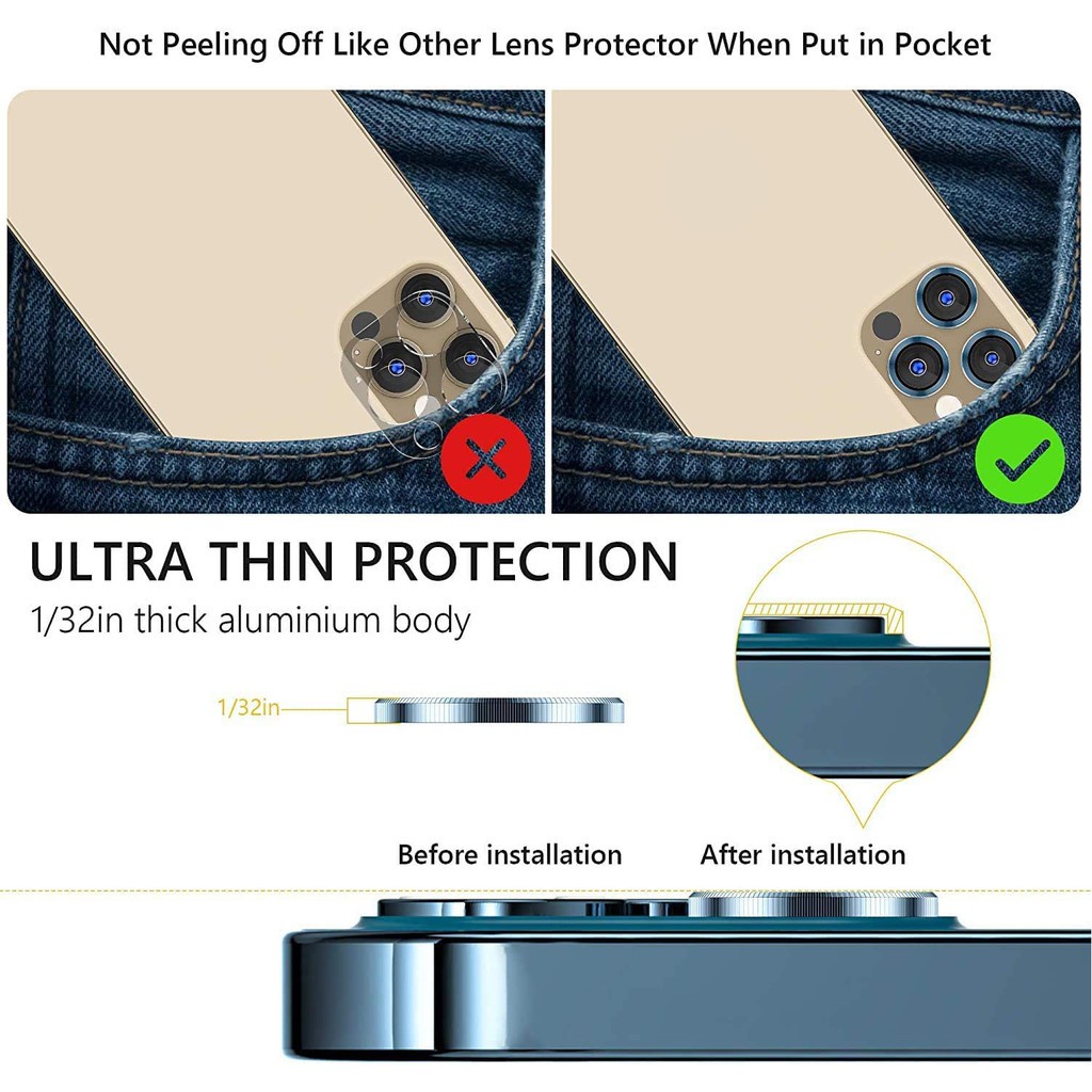 For iPhone 14  Pro Max Cường lực camera kính saphire kuzoom dành cho for iPhone 14 13/ 13 Pro/ 13 Promax/ 12 Mini/ 12 Max/ 12 Pro/ 12 Promax/11 Pro Max/11 Pro