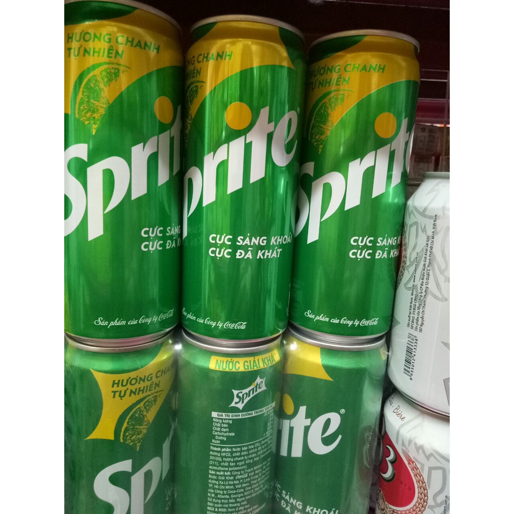 Nước ngọt Sprite lon 320ml