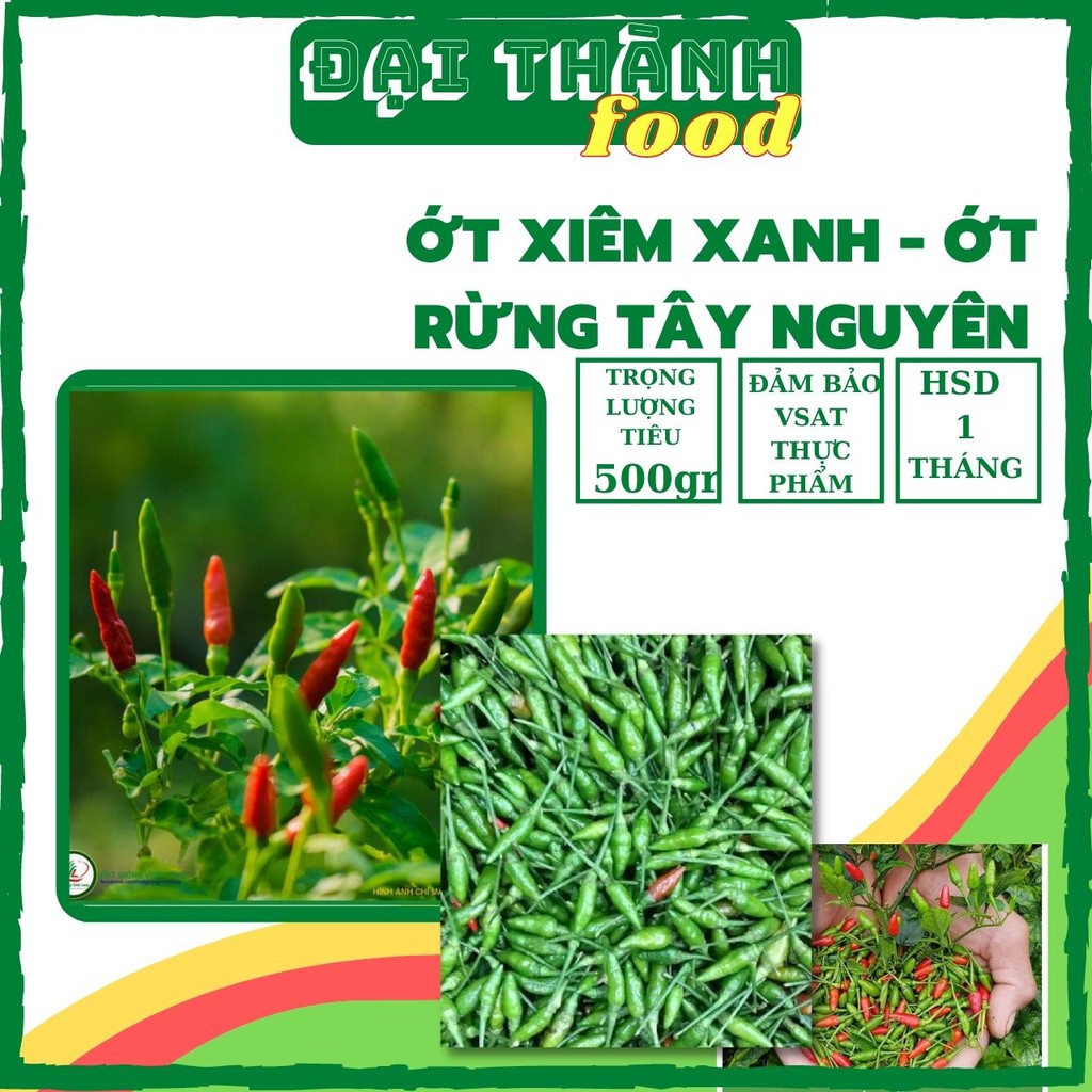 Ớt Xiêm rừng mọc tự nhiên, thơm ngon dịu vị( KHÔNG NHẬN GIAO CÁC TỈNH PHÍA NAM).