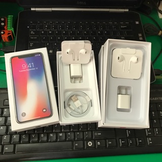 [ Combo -30% ] - Bộ Sạc - Cáp - Tai Nghe iphone X Zin Bóc Máy Chính Hãng New
