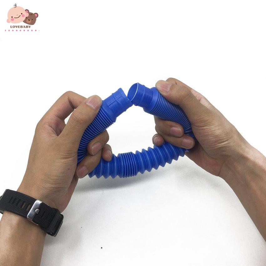 [HOT]5pcs Plastic Pop Tube Coil Children' S Toys Early Educational Toy Color Random