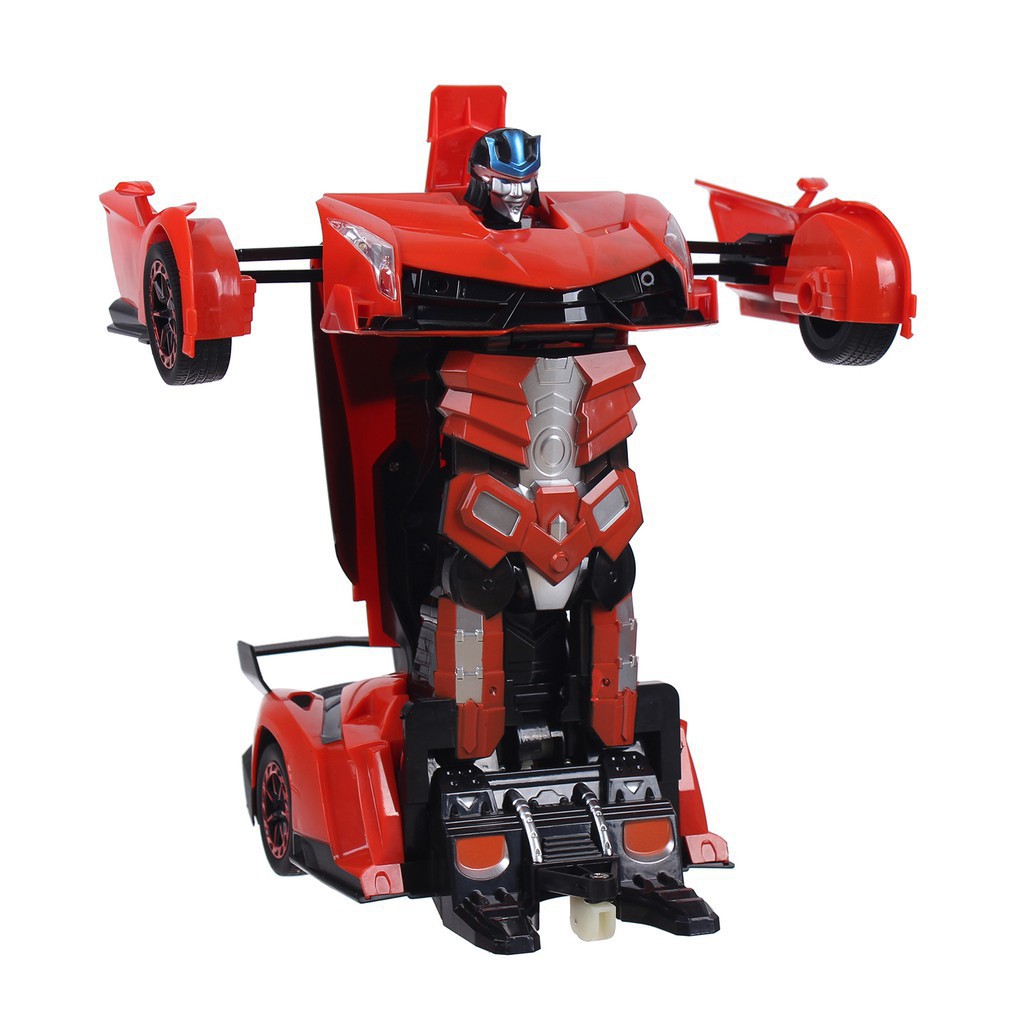 FREESHIP - Ô tô biến hình thành robot Transformers - Xe điều khiển từ xa loại to nhất SIÊU HOT