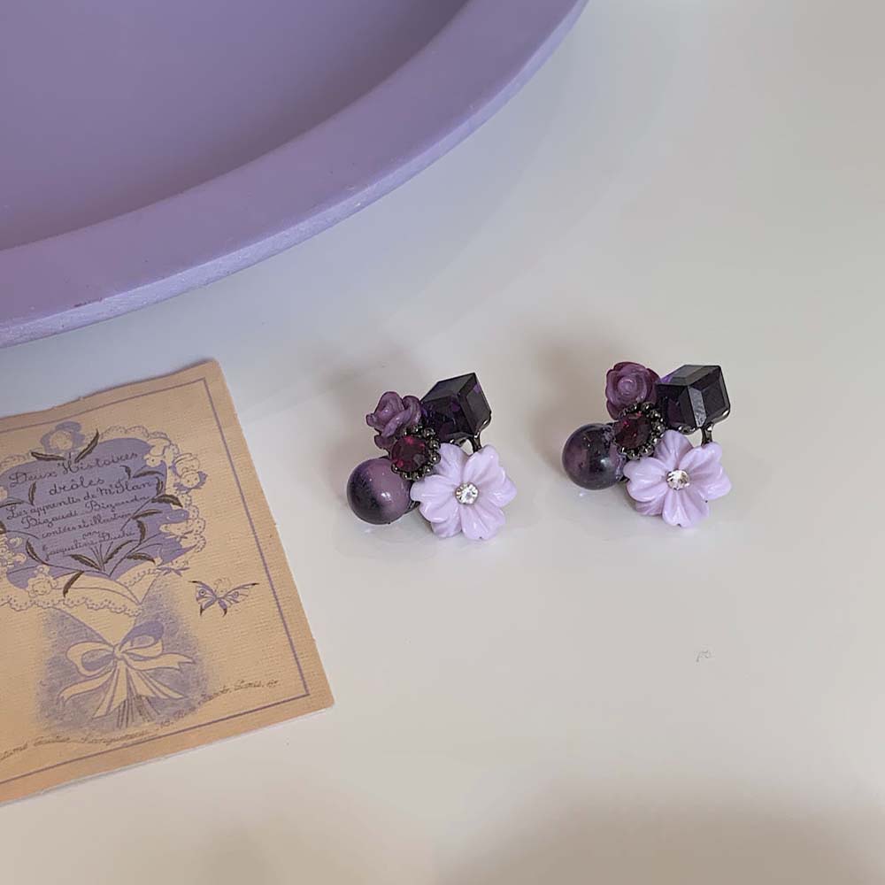 Khuyên Tai Nữ Trang Tạo Hình Độc Đáo Chất Liệu Resin 925