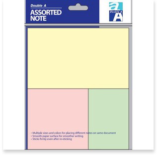Giấy Note Double A 3 Size Màu Dịu