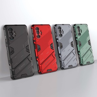 Ốp điện thoại cứng tích hợp giá đỡ bảo vệ toàn diện cho Redmi K40 Gaming / Redmi K40 / K40 Pro / K40 Pro+