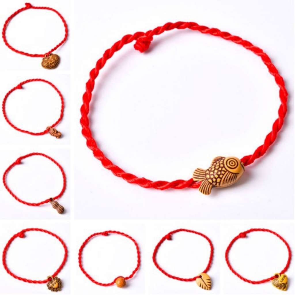 Vòng tay chỉ đỏ may mắn nhiều mẫu / vòng tay phong thủy