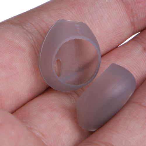 1 cặp non-slip sports clear for airpod in-ear earbuds airpods silicone ear tips vỏ tai nghe miếng đệm tai silicon thoải mái miếng đệm tai nghe